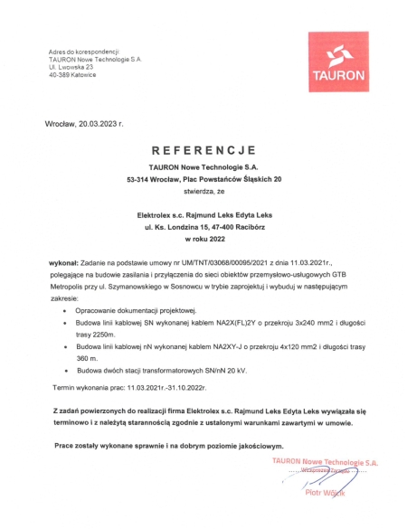 Budowa-zasilania-i-przyłączenie-do-sieci-GTB-Metropolis