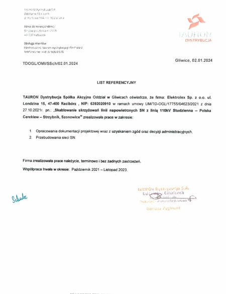 Skablowanie-skrzyżowań-linii-napowietrznych-SN-Studzienna